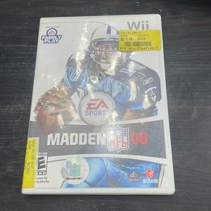 Wii madden nfl 08 game